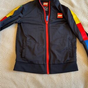 Lego Kids Jacket with Red, Yellow, and Blue Accents